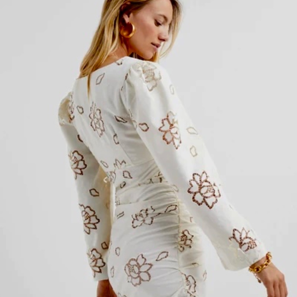 For Love and Lemons Renee Bell Sleeve Dress - Picture 4 of 4